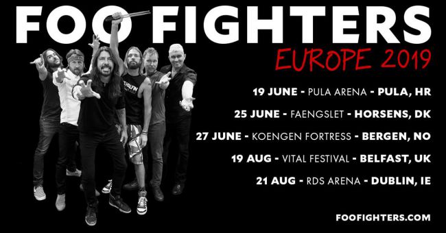 Foo Fighters announce 2019 European Tour | Festileaks.com